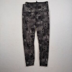 Lululemon Wunder Train Contour Fit HR Tight 25" Black Gray Ombré Women's Size 10